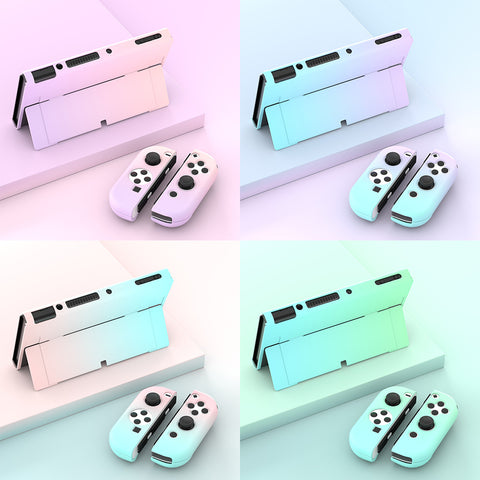 Nintendo switch OLED protective shell switch skin friendly handle gradient shell switch host protective sleeve