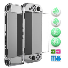 Nintendo Switch oled Protective Case Set Switch oled Crystal Case Tempered Film Silicone oled
